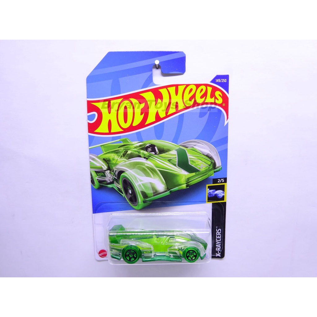 Hot Wheels Electrack Hijau Glow In The Dark