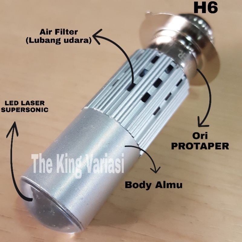 BOHLAM H6 LASER SUPERSONIC SUPER LED/LAMPU LASER H6 SUPERSONIC LED/LAMPU H6 LED SUPER TERANG/LAMPU