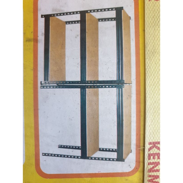 RAK BESI 5 SUSUN 750 KG TANPA MUR BAUT KENMASTER