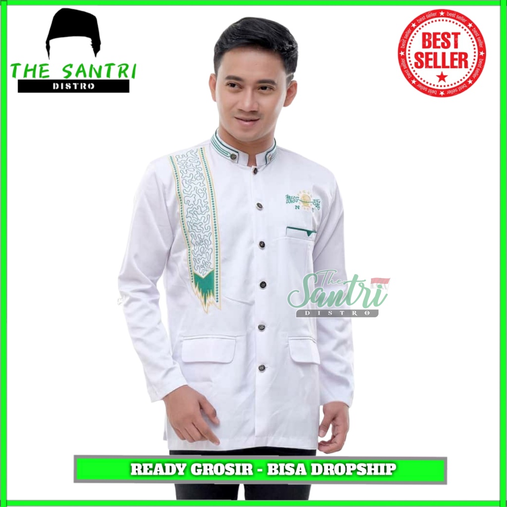 Jasko NU / Jas Koko Putih / Jas NU / Jas Koko NU / Jas Koko Pria Dewasa / Jas / Jas Pria / Jas Pria 