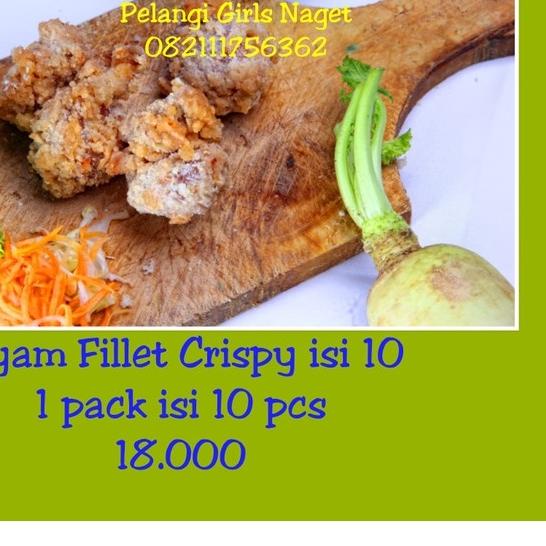 

♘ Ayam Fillet Crispy isi 10 ←