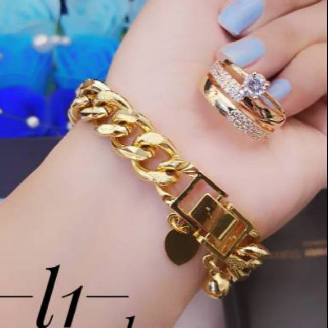 Xuping set perhiasan lapis emas 24k 2830