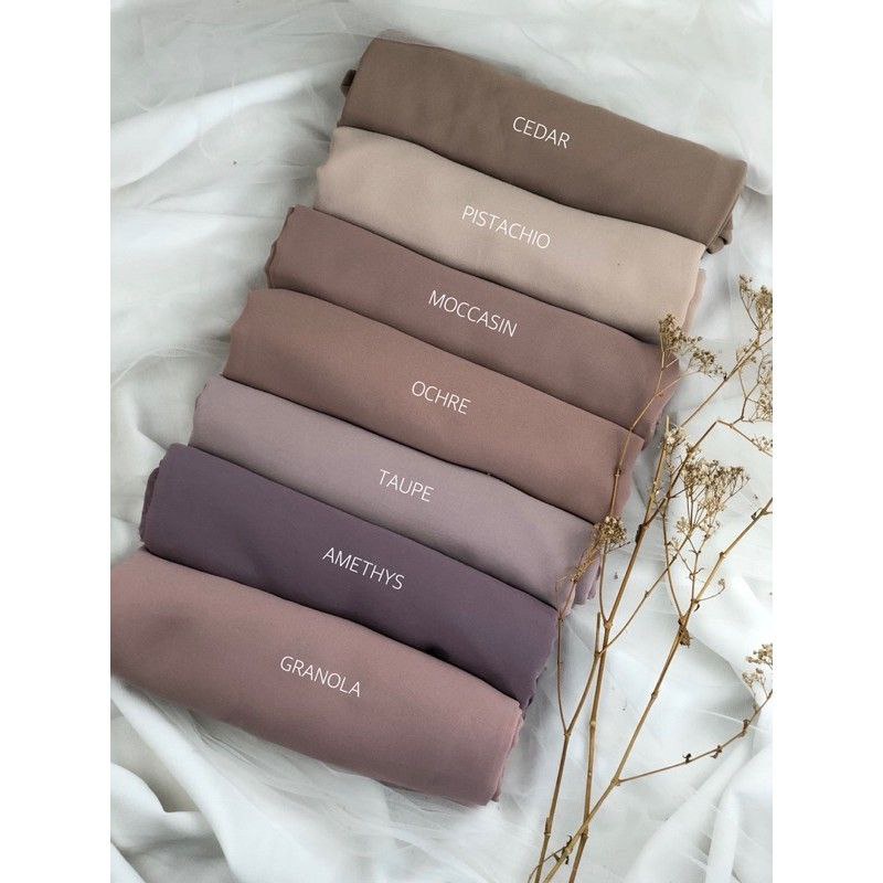 HIjab Pasmina Ceruty Baby Doll Premium Pashmina