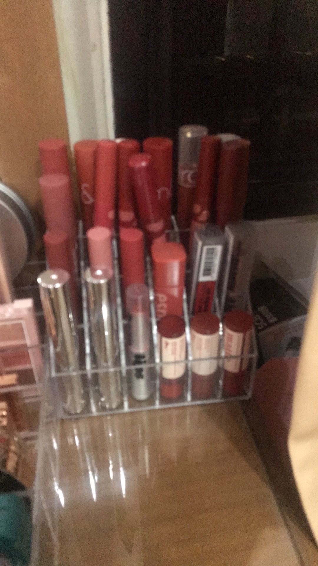 Tempat Lipstik Akrilik,acrylic Display Uk Kotak 2x2cm Isi 24