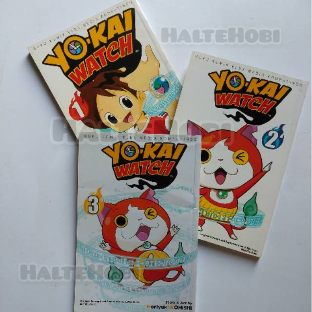 Komik Yokai Watch 1,2,3 set