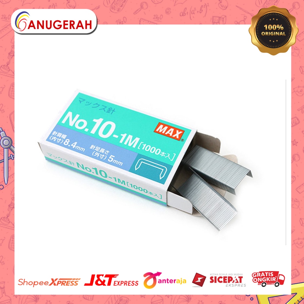 

MAX NO. 10 ISI STAPLES / ISI STAPLER