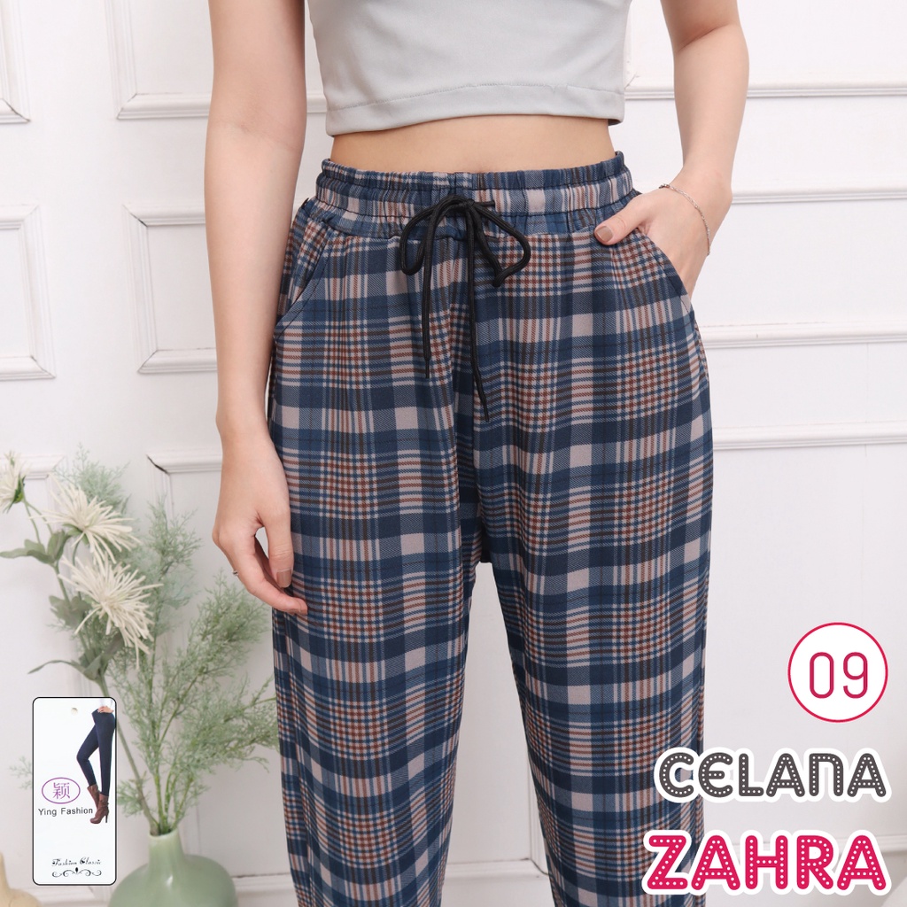 [GROSIR] Celana Zahra Import [ 151 - 165 ]  / celana fashion wanita import / celana kotak wanita  / CELANA PANJANG WANITA / CELANA IMPORT / CELANA ZAHRA