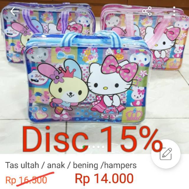 

Tas ultah / anak / bening /hampers