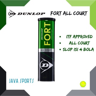 Bola Tenis Dunlop Fort X4 Tennis Ball