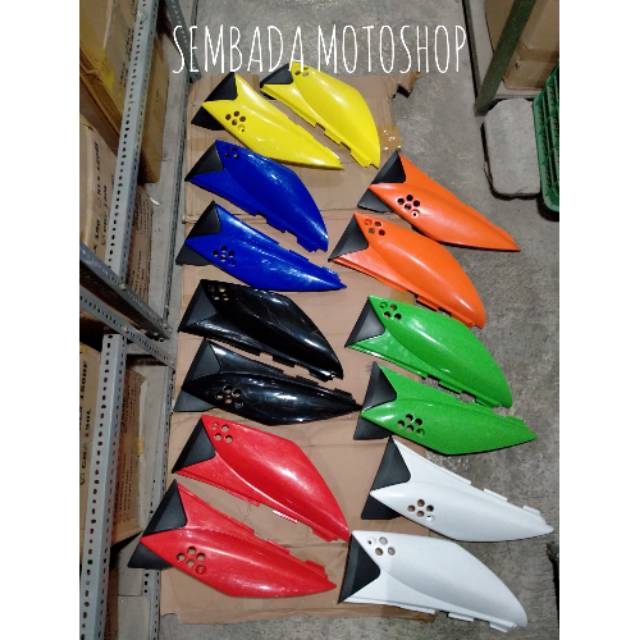 Sayap belakang klx 150 - Cover body belakang klx 150 - Side panel klx 150 - Slebor klx 150