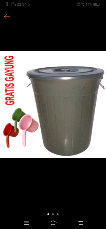 Ember Air + Tutup 80 Liter Polaris Besar