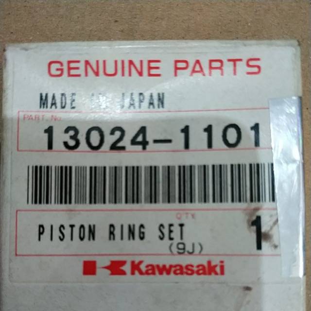 Ring piston kaze 100 asli kawasaki