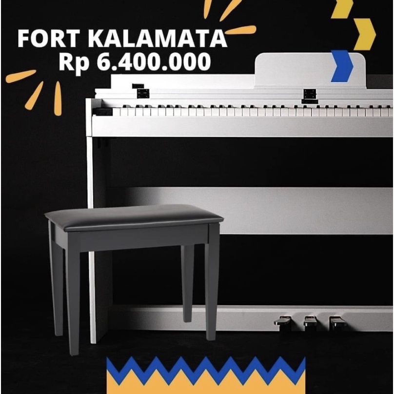 FORT KALAMATA Digital Piano Keyboard Piano Premium bukan YAMAHA