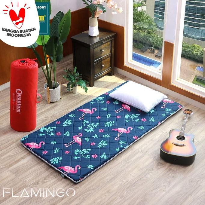 Ready Quantum Kasur Lantai Flamingo 100 X 195 Cm - Busa Gulung Lipat