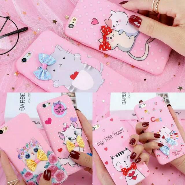 PINK CASE MOTIF PINK CAT REDMI NOTE 5 PRO & REDMI 5A