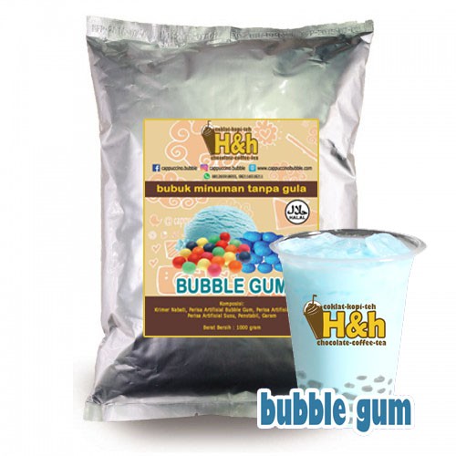 

Bubuk Minuman Tanpa Gula - Bubble Gum