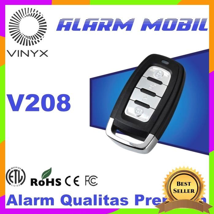Termurah Alarm Mobil Premium Vinyx V208 Universal Tuk Tuk Toyota Honda Mitshubi Spare Part