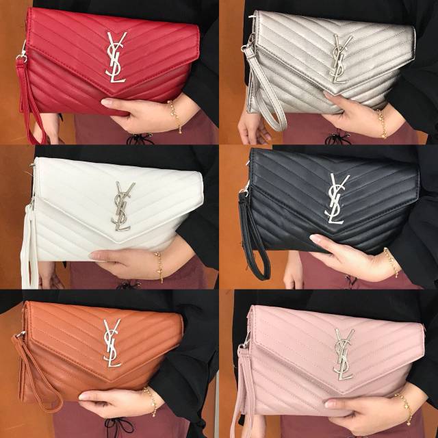 mv Clutch Pesta Envelope YSL 9120# 3ruang