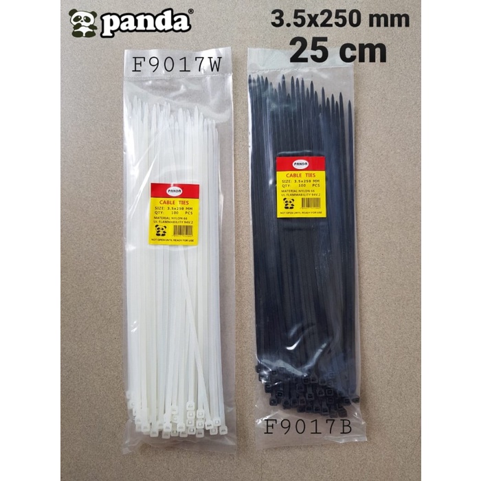 Kabel tis 3,5x250 hitam/putih PANDA