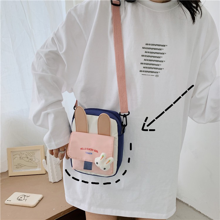 TM-21 tas selempang kecil mini sling bag wanita import korea jepang rabbit