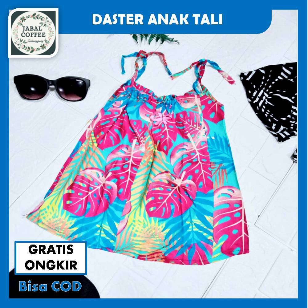 Dress Tali Anak Bunga 6 Bulan - 3 Tahun / Dress Anak Perempuan / Daster Anak Perempuan J60