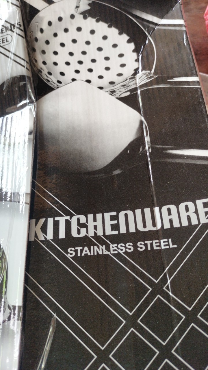 Set Alat Masak 4in1 Kitchen Ware Set Stainless Steel Spatula Alat Dapur Sutil