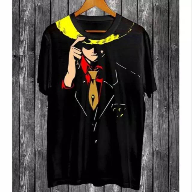 Fourfashion Kaos Pria / Kaos Distro Lutfy Topi Kuning One Piece CN662