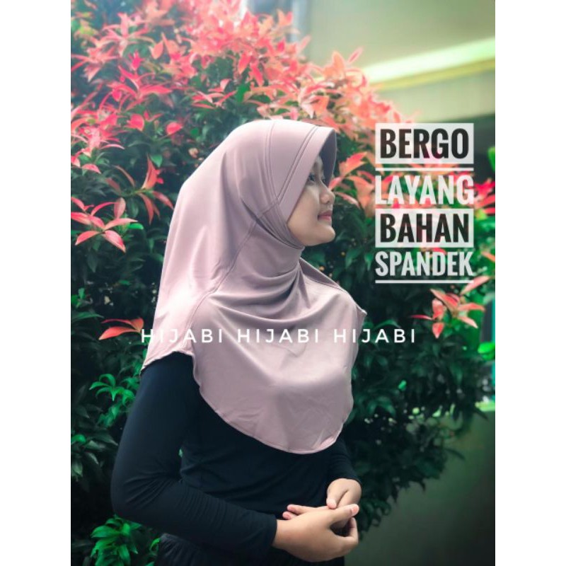 Hijab Instan Sporty Casual Bergo Layang