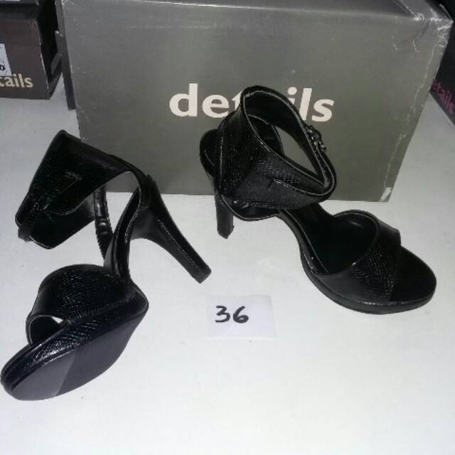 High heels details, sandal wanita branded matahari size 36