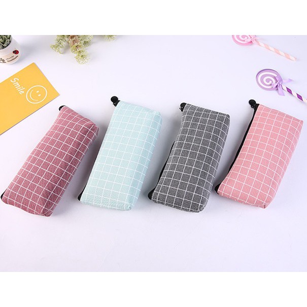 

TP0065 Tempat Pensil Motif Kotak Kotak/ Tempat Kosmetik