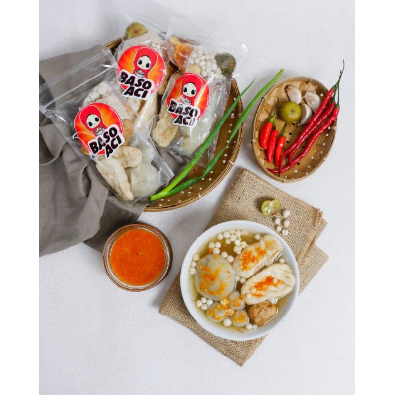 

Baso Aci ayam suwir pedas