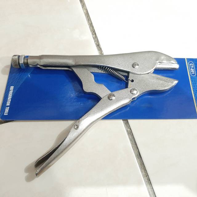 tang jepit kapiler kulkas untuk menjepit kapiler saat service kulkas pendingin