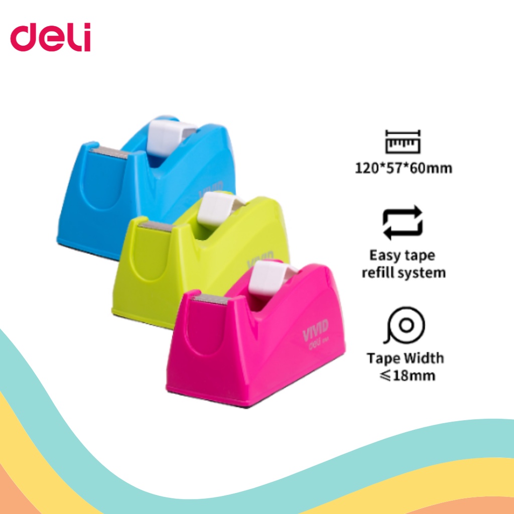 

TAPE DISPENSER DELI E-814A (1 PCS)