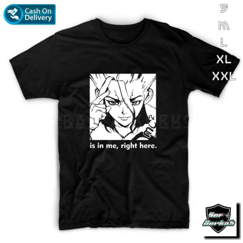 Kaos anime Dr Stone manga | Baju Dr stone anime Size S-XXL