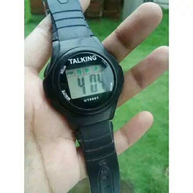 Talking watch. jam bicara bahasa indonesia. Jam tunanetra.jam tuna netra