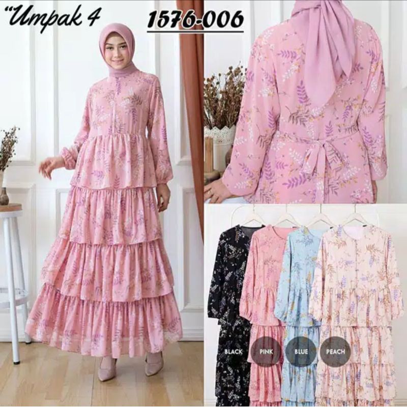 GAMIS YURI UMPAK 4 CERUTY FULL FURING BUSUI