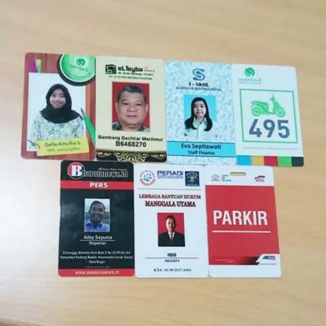

Cetak id card satuan