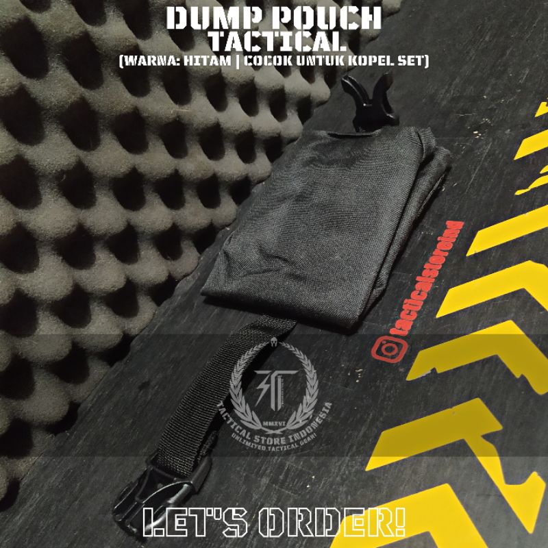 Dump Pouch Tactical - Cocok Untuk Kopel Set - TSI Series