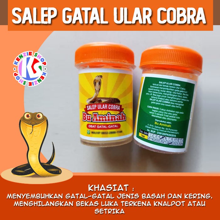Salep Gatal Ular Cobra Salep Eksim Kering Eksim Basah Kutu Air Ampuh