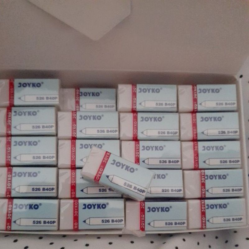

Penghapus Joyko Eraser Putih 526 B40P