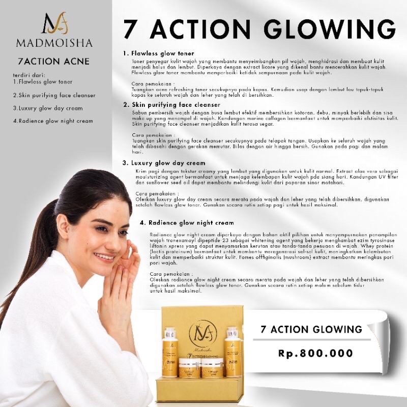 7 ACTION GLOWING FREE FACEMIST