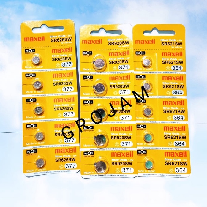 Baterai Maxell 626 377 Maxell 920 371 Maxell 621 364 Original