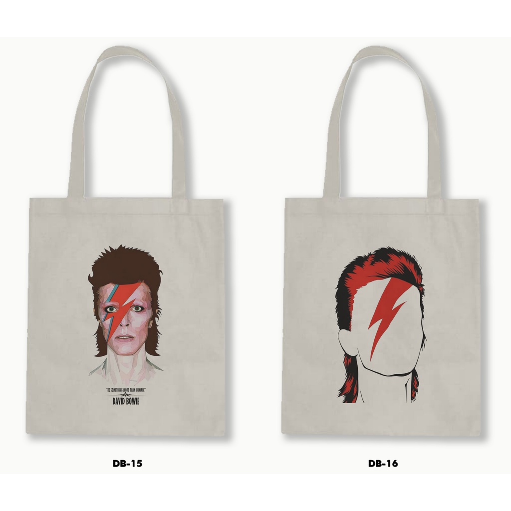 TOTE BAG BLACU - DAVID BOWIE 01