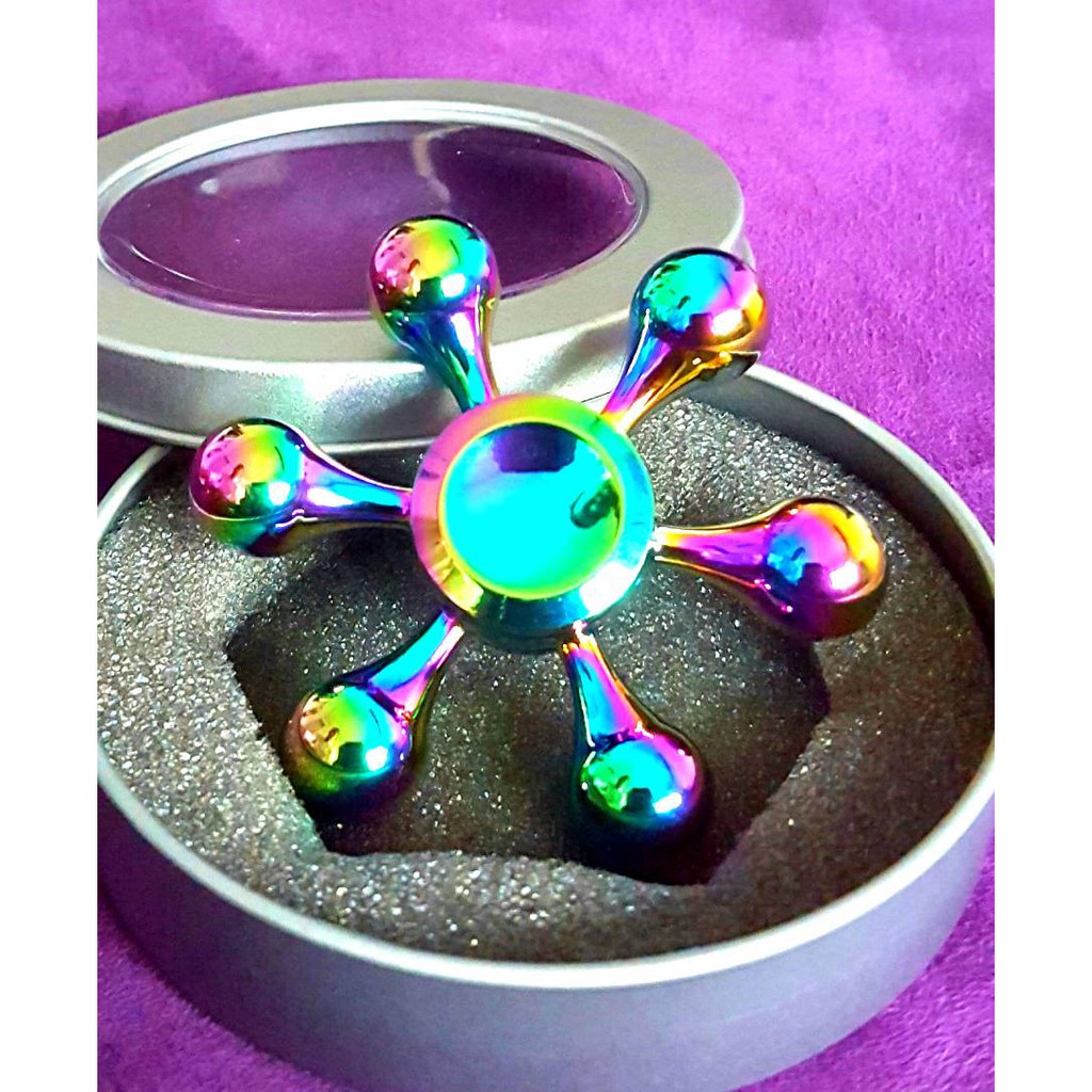 fidget spinner rainbow spinner 5 sisi spinner unik spinner murah spinner impor spinner original