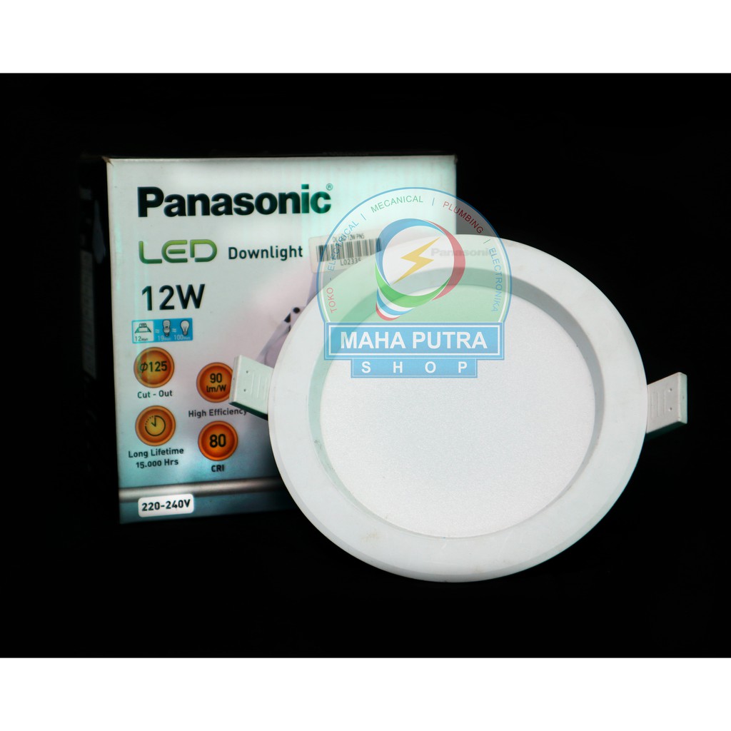 LAMPU DOWNLIGHT 12 WATT PANASONIC.LAMPU HIAS PLAFON