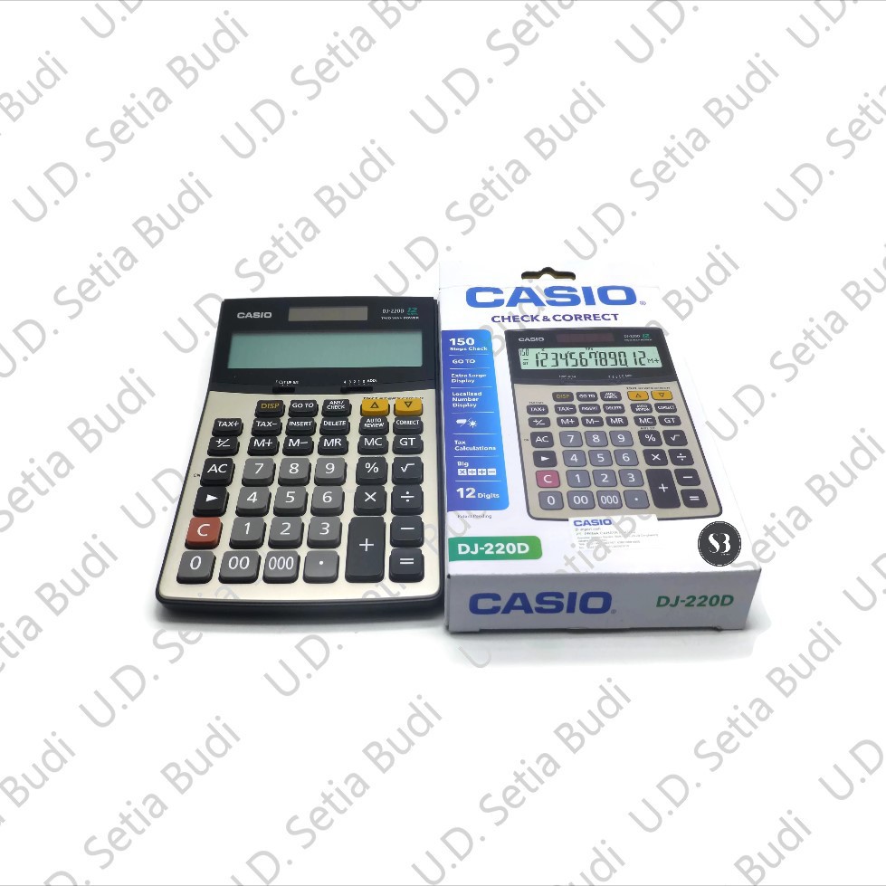 Kalkulator Casio Desktop DJ-220D Asli dan Garansi