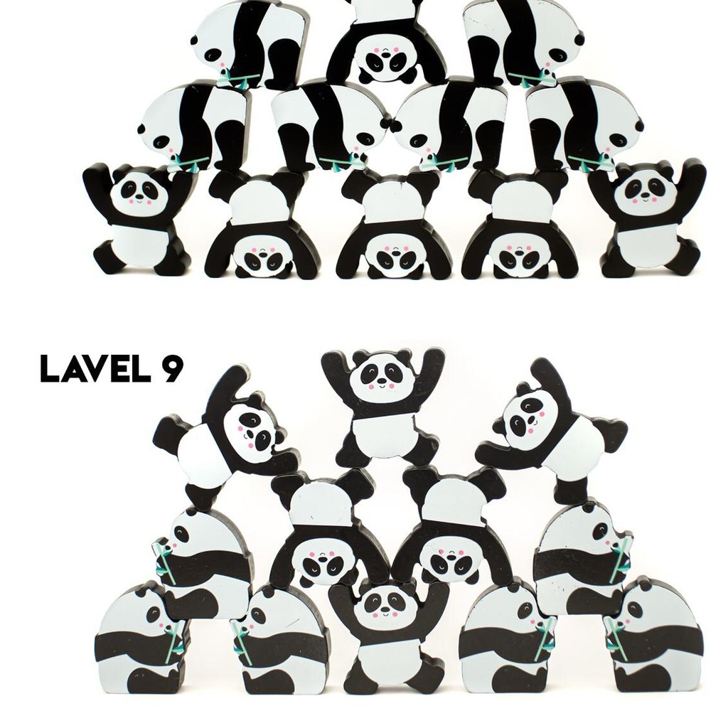 MAINAN EDUKASI ANAK PUZZLE BALANCE PANDA