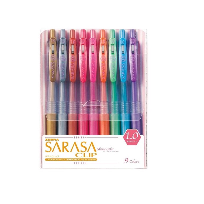 

Zebra Sarasa Clip 1.0 Shiny Colour Isi 9