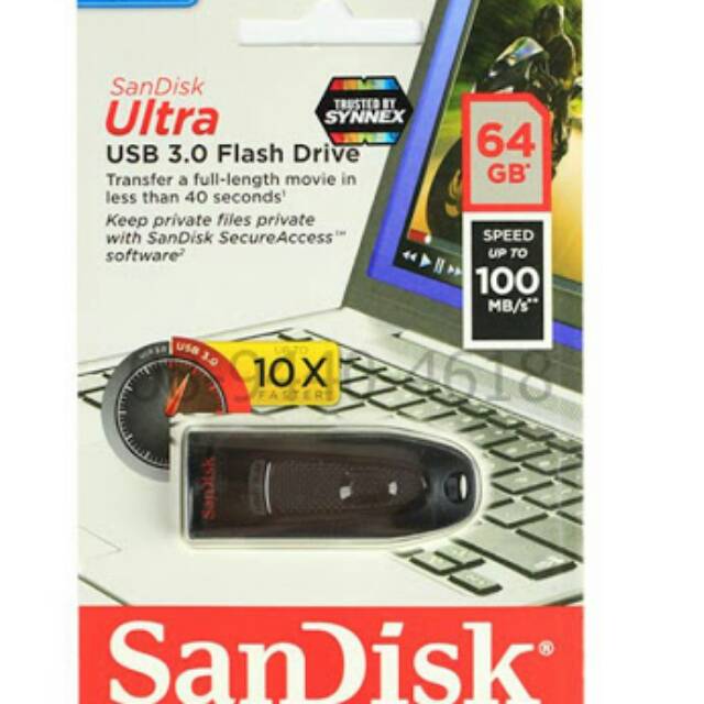 Flash disk sandisk ultra 64gb