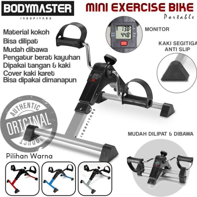 Sepeda Statis Mini - Terapi Kaki Tangan Stroke Patah Tulang Lansia
